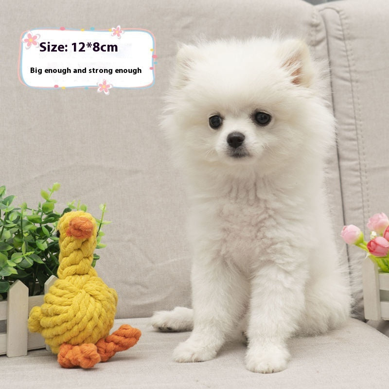 KFX-5238973 Durable Cotton Rope Chewing Toy for Dogs - Molar Friendly Designs