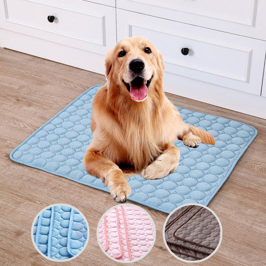 KFX-5239997 Cooling Pet Pad with Anti-Slip Waterproof Base - Multiple Sizes Available