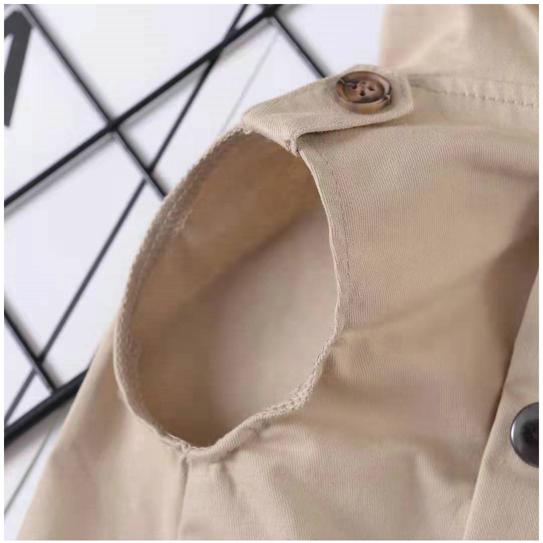KFX-5243197 Dog Hooded Sweater for Small Pets - Cozy Cotton Winter Apparel in Khaki and Army Green
