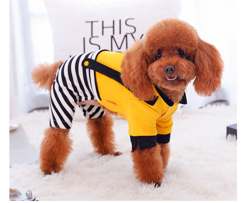 KFX-5244477 Cozy Four-Legged Pet Apparel for Autumn and Winter - Cotton and Polyester Blend