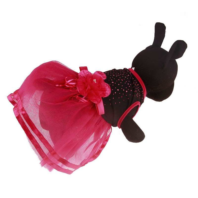 KFX-5245501 Spring/Summer Pet Wedding Dress for Dogs - Cotton, Available in XS, S, M, L Sizes