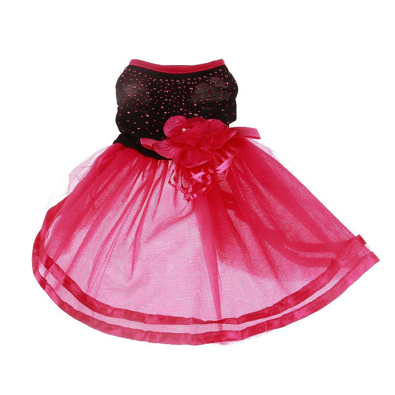 KFX-5245501 Spring/Summer Pet Wedding Dress for Dogs - Cotton, Available in XS, S, M, L Sizes