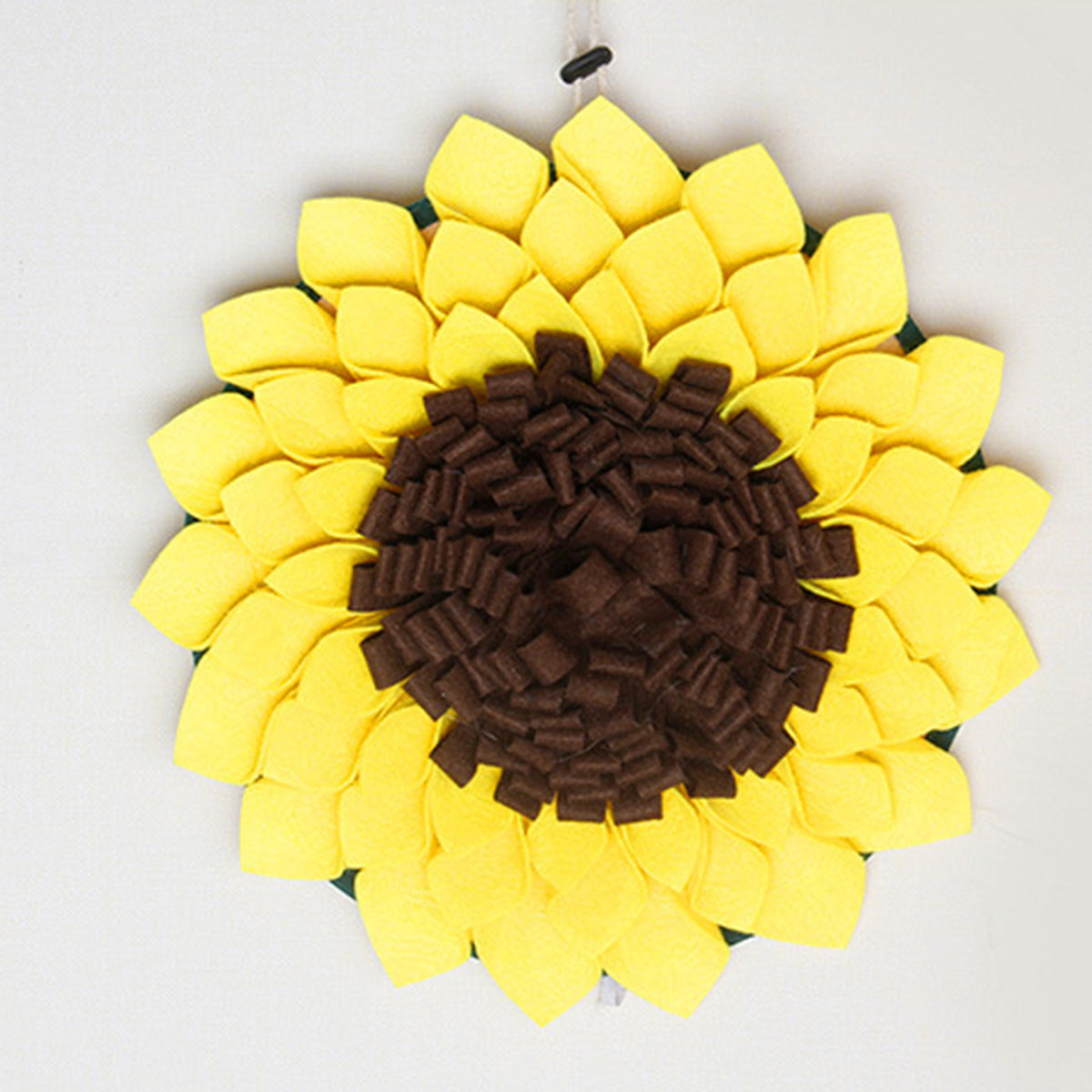 KFX-5248701 Pet-Friendly Bite Resistant Slow Feed Toy - Sunflower Design, Cloth Material, One Size