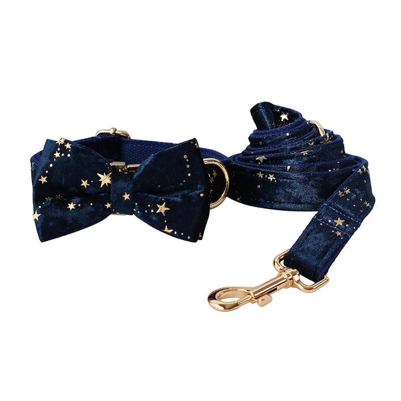 KFX-5251645 Dog Ring and Rope Set with Bow Knot - Cotton Material, Sizes S-XL