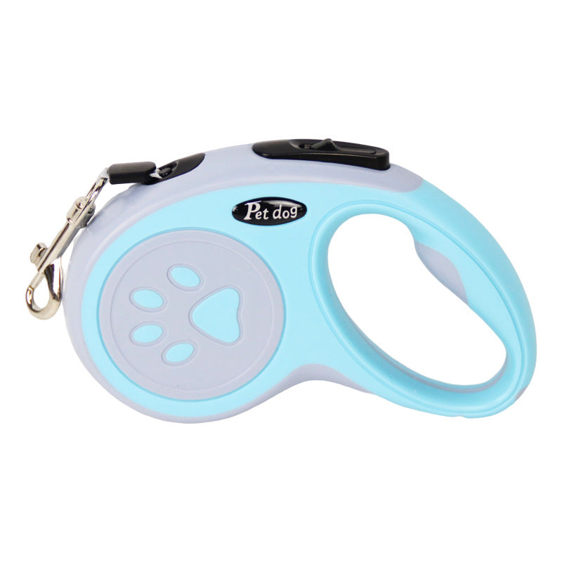KFX-5253437 Retractable Dog Leash with One-Click Brake – Multiple Colors and Lengths Available
