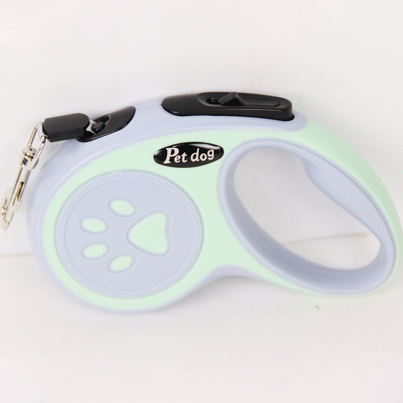 KFX-5253437 Retractable Dog Leash with One-Click Brake – Multiple Colors and Lengths Available