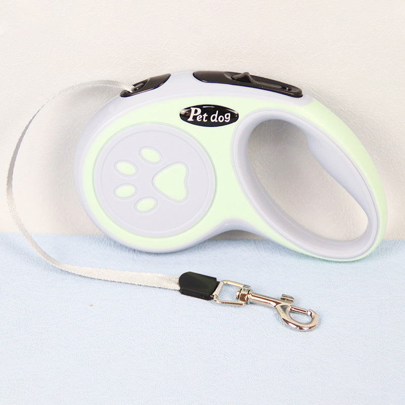 KFX-5253437 Retractable Dog Leash with One-Click Brake – Multiple Colors and Lengths Available