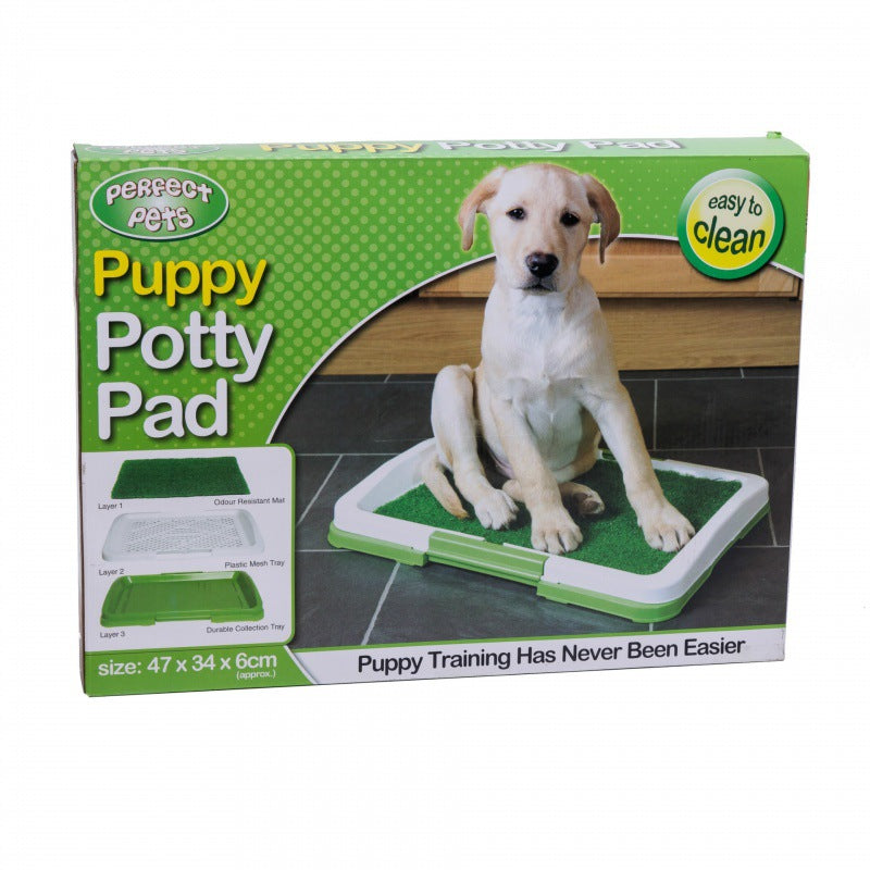 KFX-5255101 Dog Potty Training System with Antibacterial Lawn Carpet and Easy Clean Grid Design