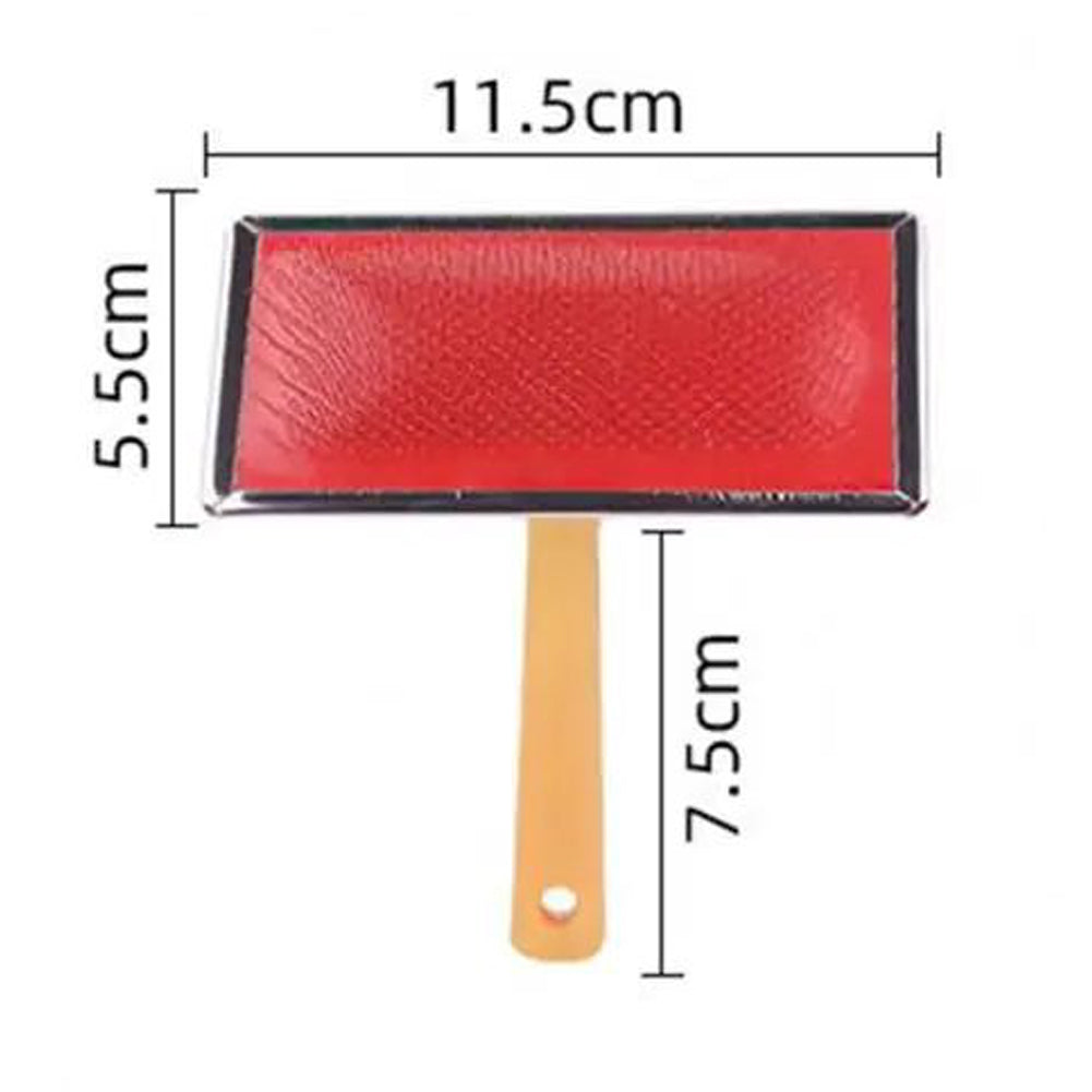 KFX-5255229 Durable Stainless Steel Pet Grooming Comb for Dogs and Cats - Gentle Knot and Tangle Remover with Ergonomic Handle