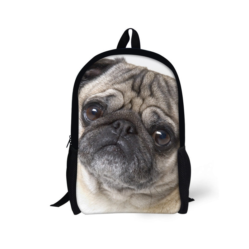 KFX-5255869 Cute Cartoon Puppy Dog Waterproof Backpack for Elementary School Students, Medium Size, Perfect for Gifts