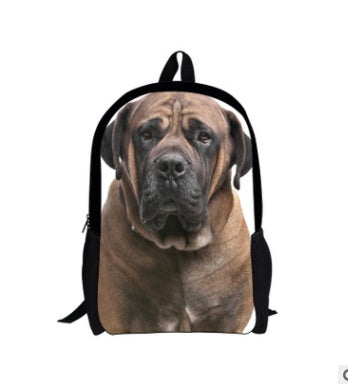 KFX-5255869 Cute Cartoon Puppy Dog Waterproof Backpack for Elementary School Students, Medium Size, Perfect for Gifts