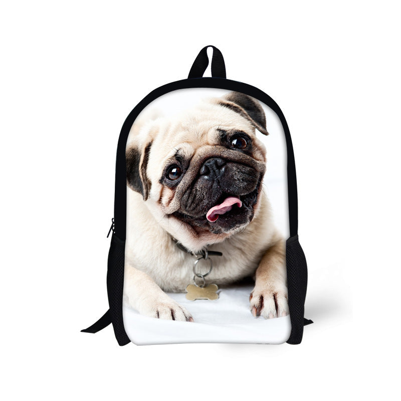 KFX-5255869 Cute Cartoon Puppy Dog Waterproof Backpack for Elementary School Students, Medium Size, Perfect for Gifts