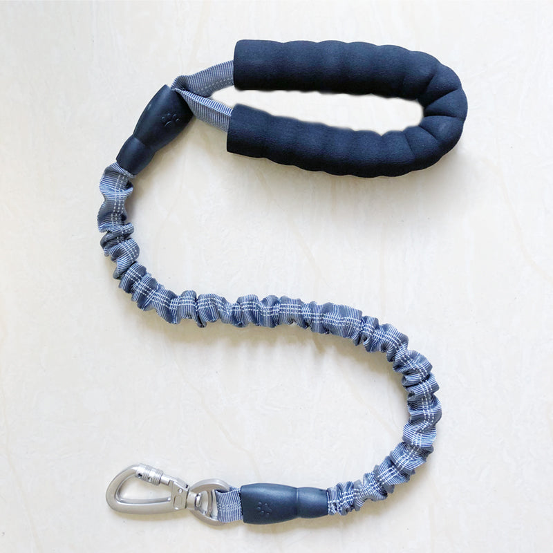 KFX-5259197 Elastic Retractable Dog Leash, Explosion-Proof Nylon, 80-185cm Range, Available in Multiple Colors