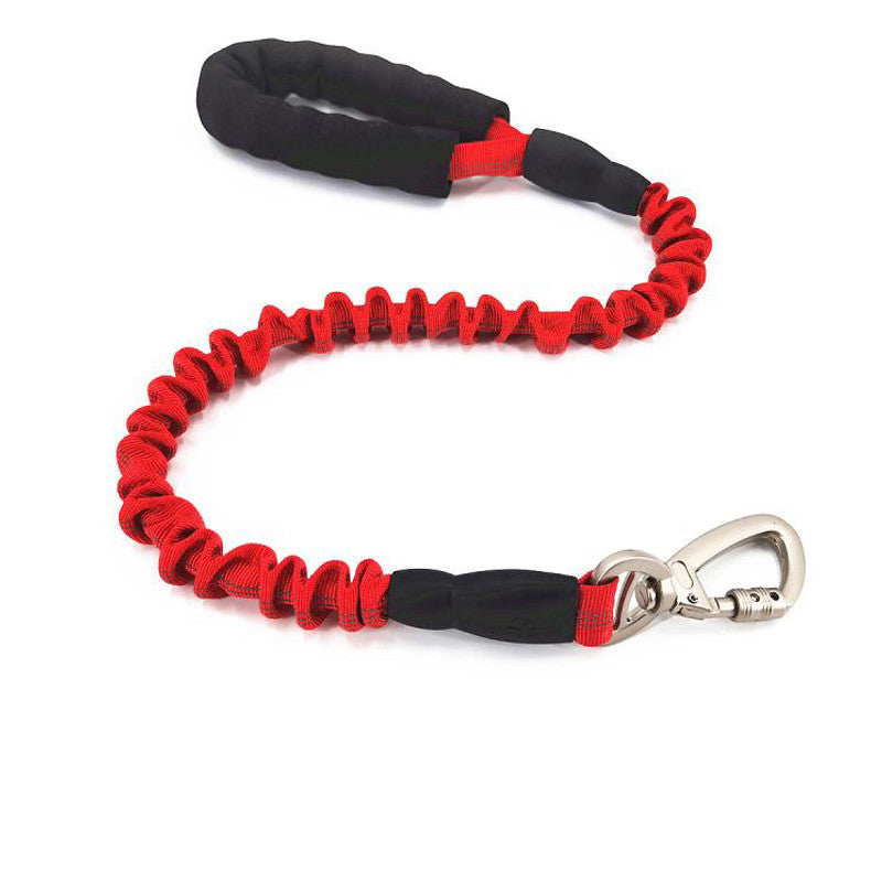 KFX-5259197 Elastic Retractable Dog Leash, Explosion-Proof Nylon, 80-185cm Range, Available in Multiple Colors