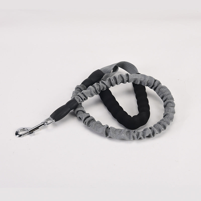 KFX-5259197 Elastic Retractable Dog Leash, Explosion-Proof Nylon, 80-185cm Range, Available in Multiple Colors