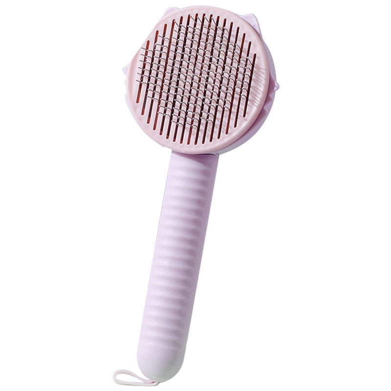 KFX-5260989 Colorful Floating Comb Brush for Cats and Dogs - Plastic Pet Grooming Tool