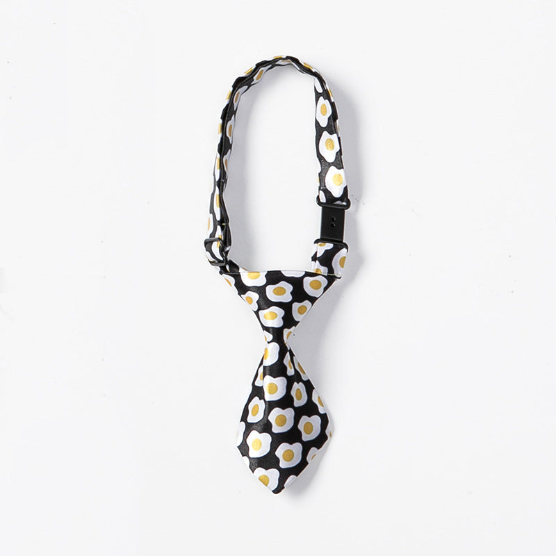 KFX-5261373 Cartoon Patterned Polyester Dog Bow Tie Accessory for Pets