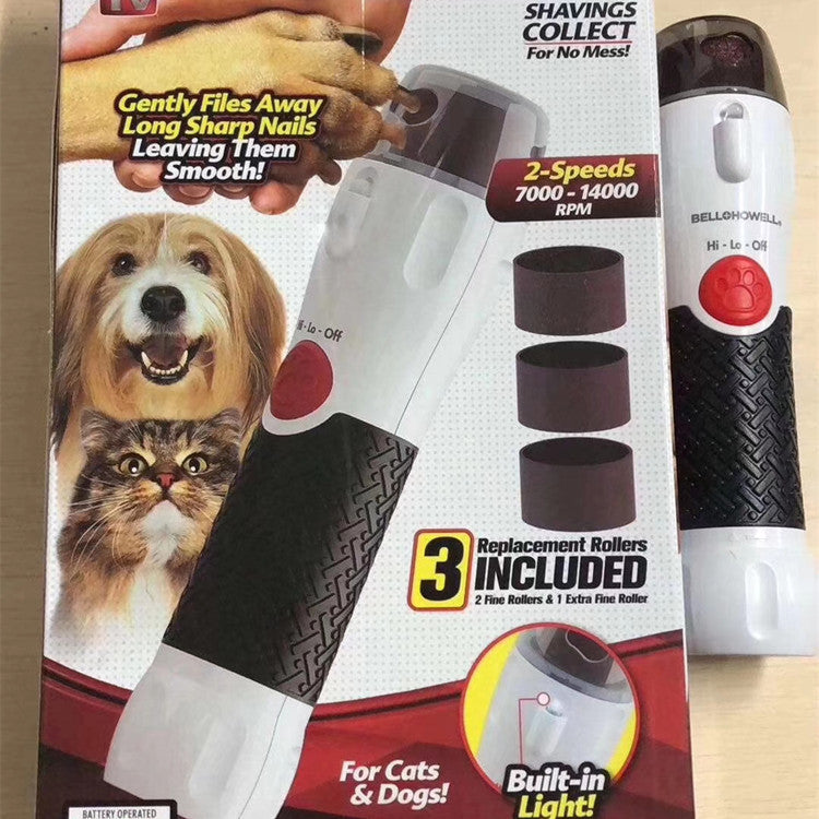 KFX-5263165 Pet Nail Polisher with ABS and Silicone Design - Compact and Easy to Use
