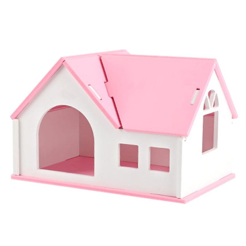 KFX-5263421 Hamster Nest Playground with Ladder - Durable, Non-Toxic PVC Pet House and Toy