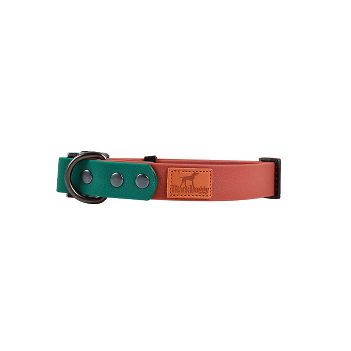KFX-5264957 Retro Dog Collar and Traction Rope Set - PVC Polymer for Comfortable Walking