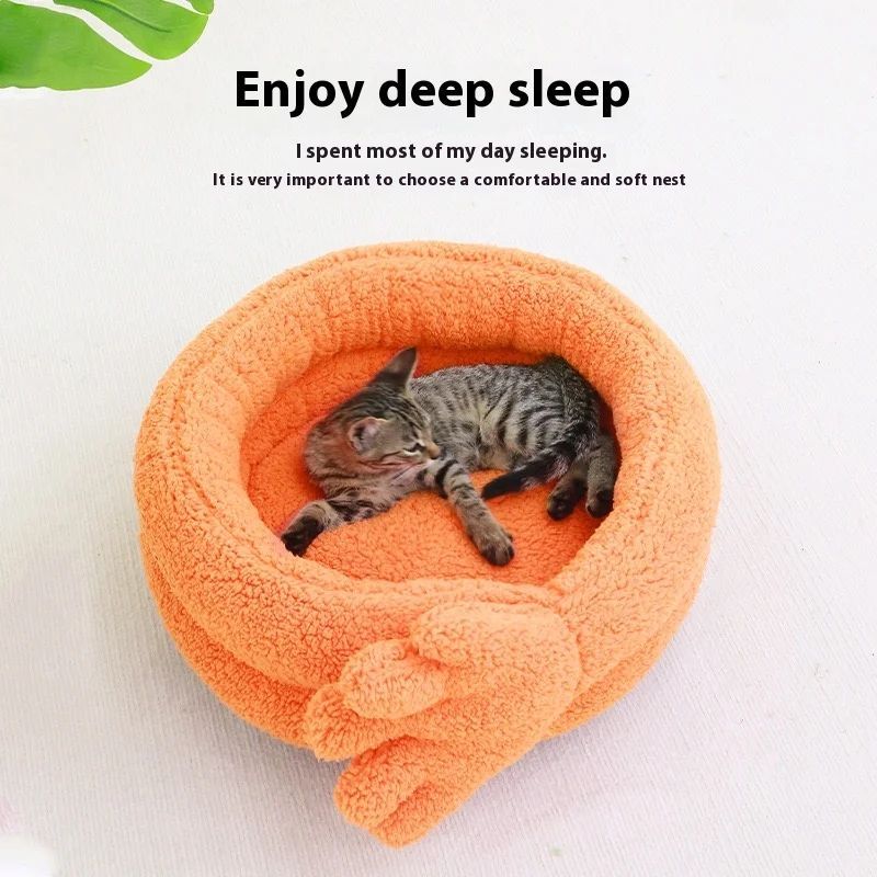 KFX-5265213 Cozy Plush Dog and Cat Mattress for Autumn and Winter – Perfect Sleeping Kennel for Pets, Size 48x20 cm
