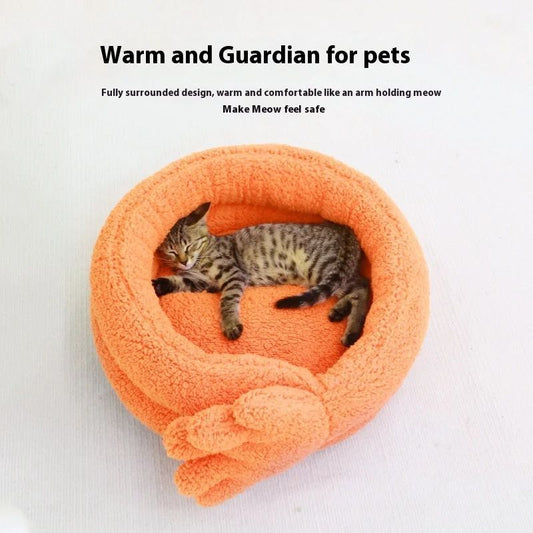 KFX-5265213 Cozy Plush Dog and Cat Mattress for Autumn and Winter – Perfect Sleeping Kennel for Pets, Size 48x20 cm