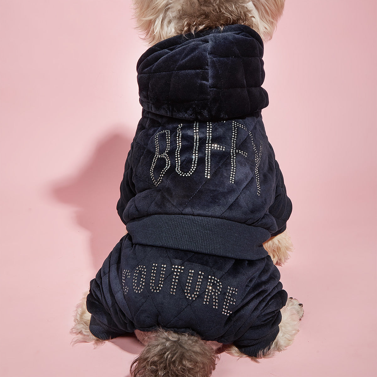 KFX-5267517 Cotton-Padded Jacket for Cats and Dogs with Four-Legged Design