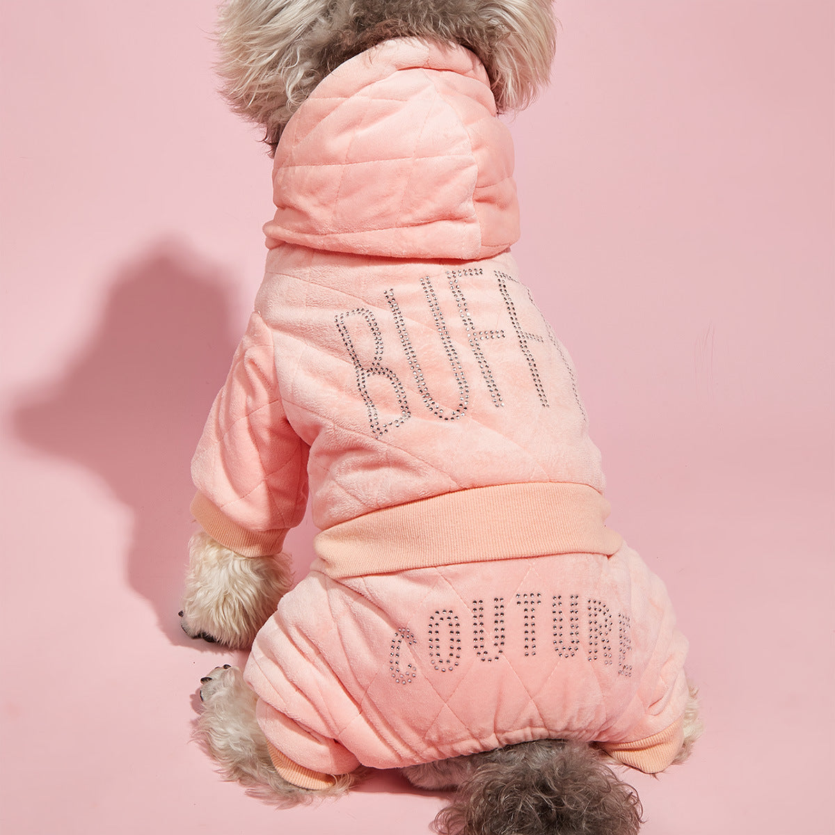 KFX-5267517 Cotton-Padded Jacket for Cats and Dogs with Four-Legged Design