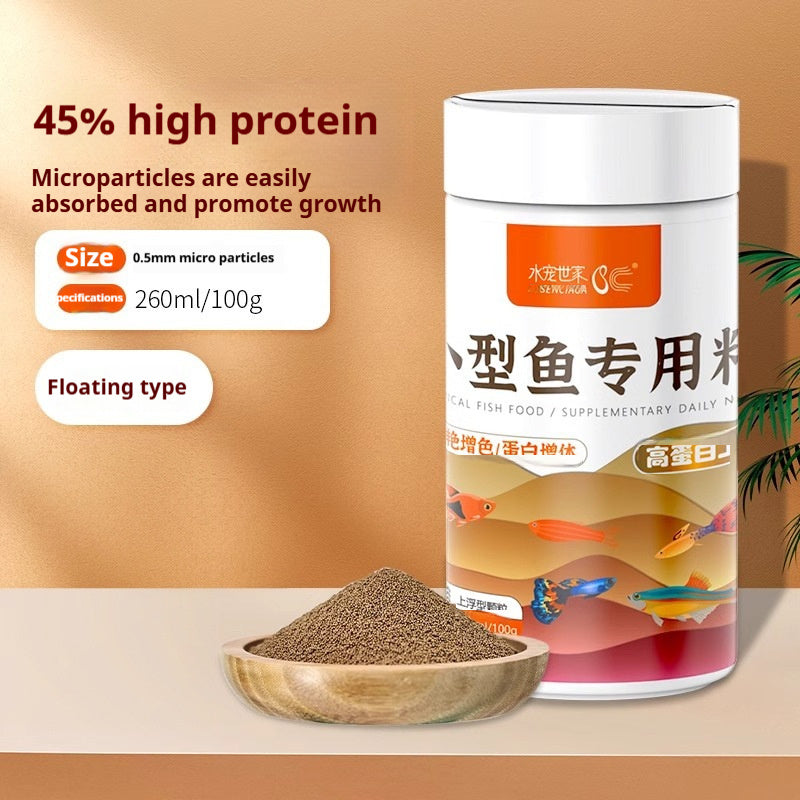 KFX-5270973 Nutritious Fish Food for Ornamental Fish - Multiple High-Protein Variants in Granular Form