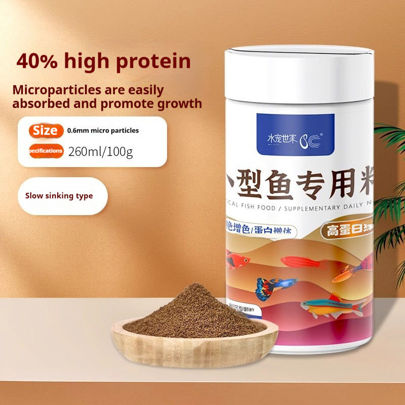 KFX-5270973 Nutritious Fish Food for Ornamental Fish - Multiple High-Protein Variants in Granular Form
