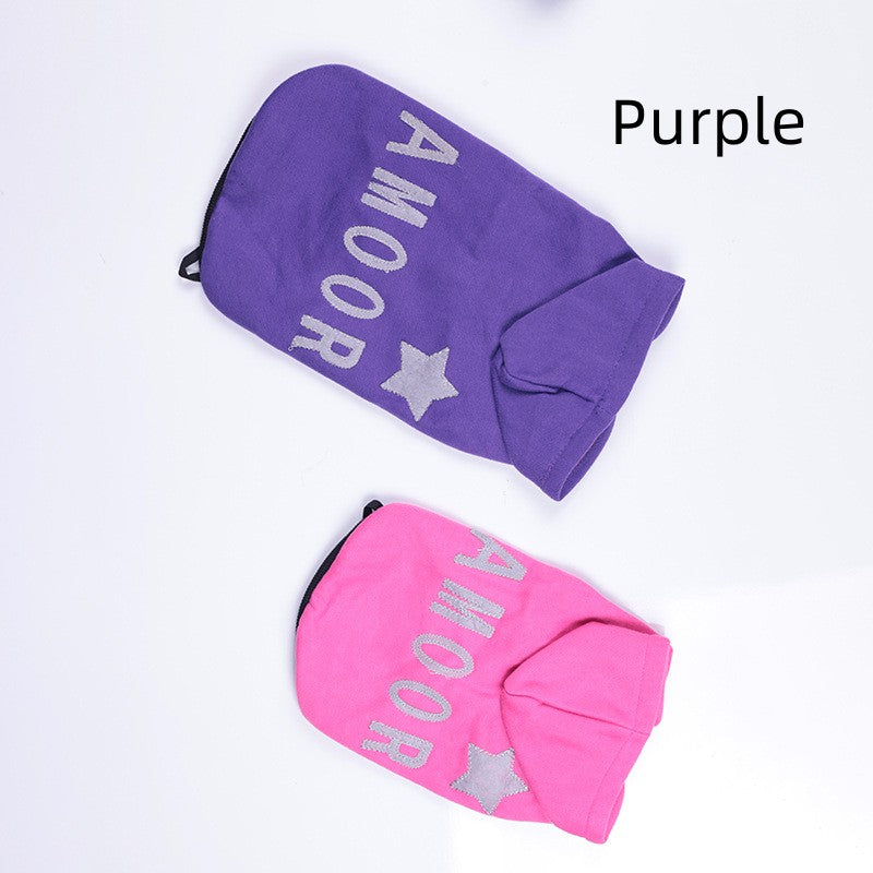 KFX-5281725 Two-Foot Hooded Dog Sweater in Multiple Colors and Sizes