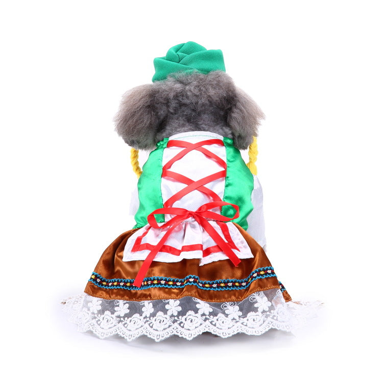 KFX-5284797 Creative Halloween and Christmas Pet Clothes - Fun Styles for Dogs, Includes Various Designs and Sizes