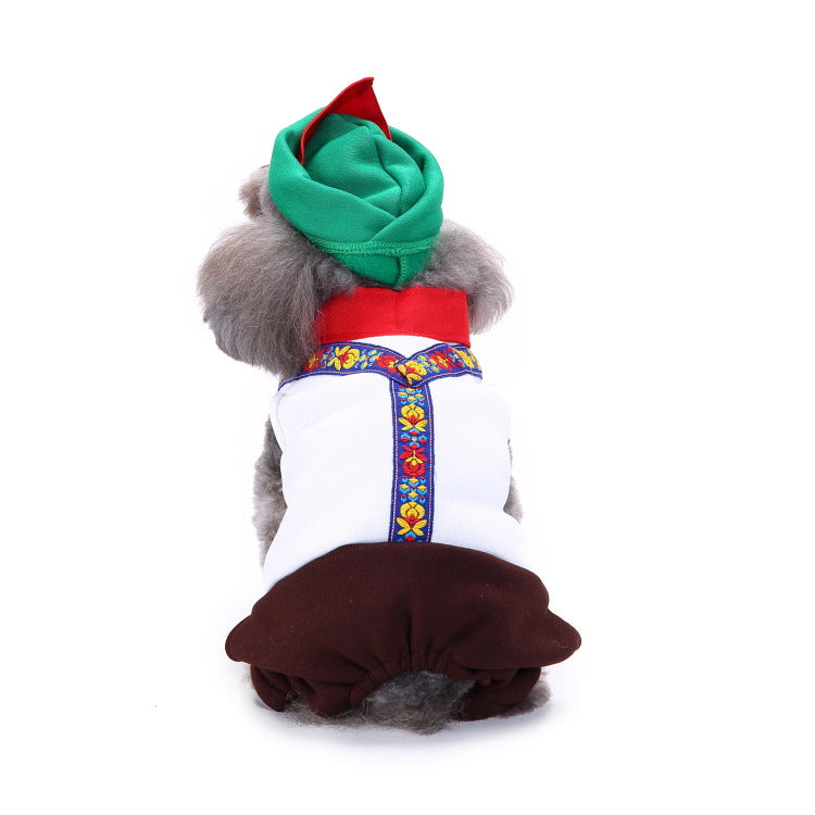 KFX-5284797 Creative Halloween and Christmas Pet Clothes - Fun Styles for Dogs, Includes Various Designs and Sizes