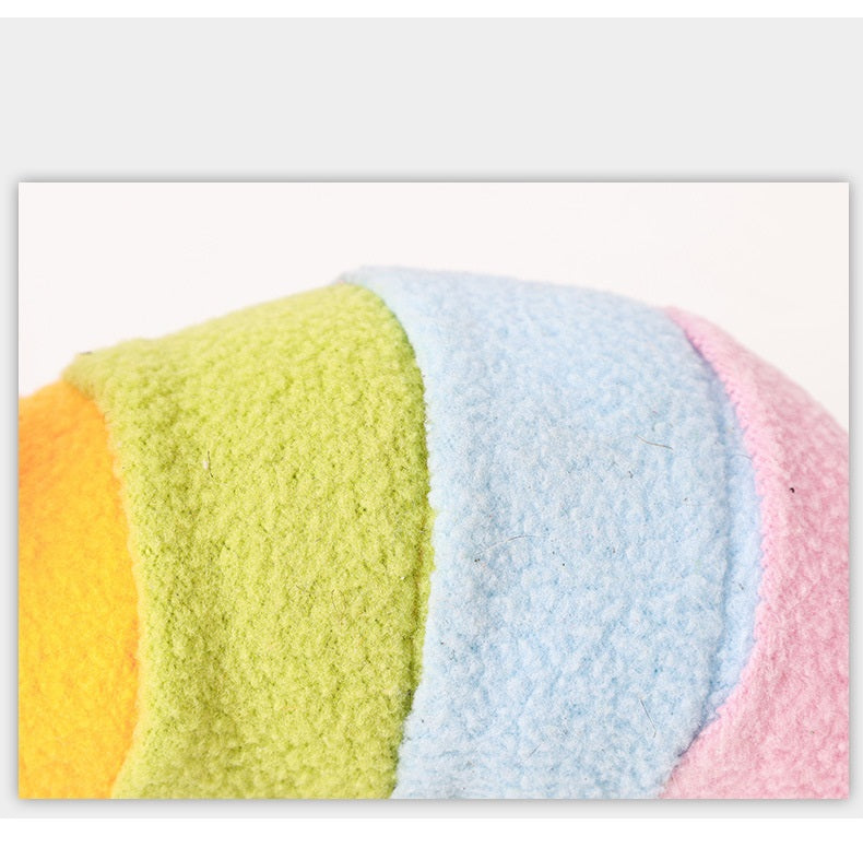 KFX-5285053 Colorful Cat Plush Toy - Bite Resistant Fleece Mouse Design, Ideal Chew Toy for Pets, 36 x 18 x 6 CM