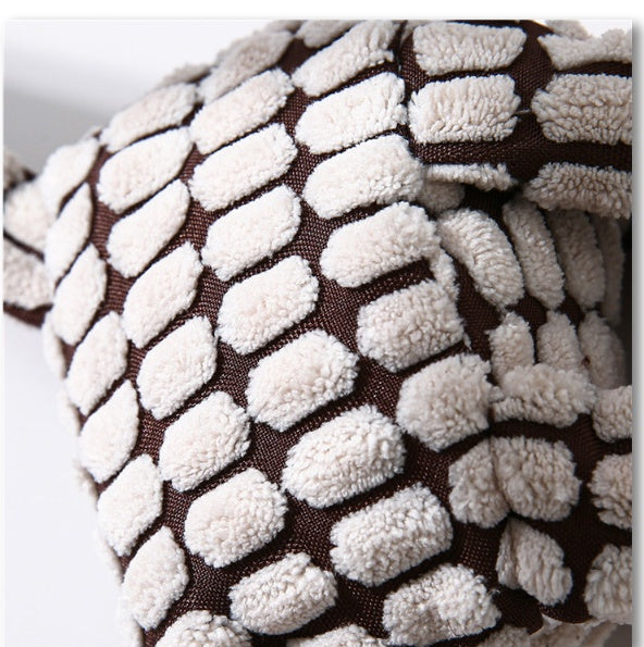 KFX-5286077 Scrunch Bunch Plush Dog Toy - Durable Crinkle, Squeaky Corn Donkey - Interactive Molar Toy
