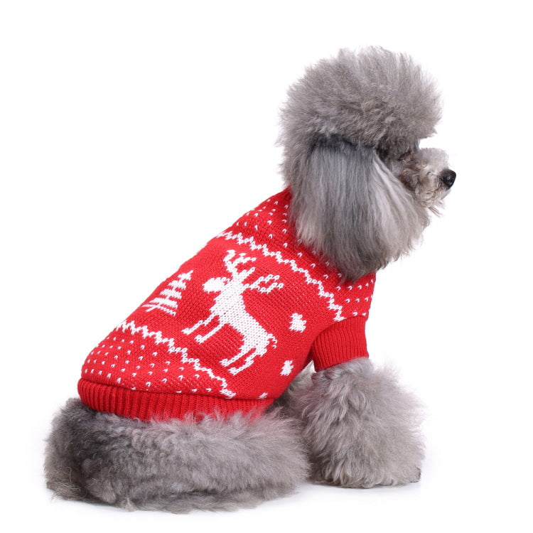 KFX-5290557 Warm and Soft Pet Sweater for Small and Medium Dogs in Autumn and Winter Styles