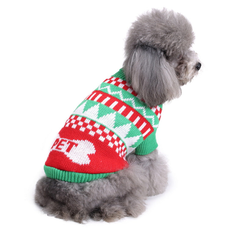 KFX-5290557 Warm and Soft Pet Sweater for Small and Medium Dogs in Autumn and Winter Styles
