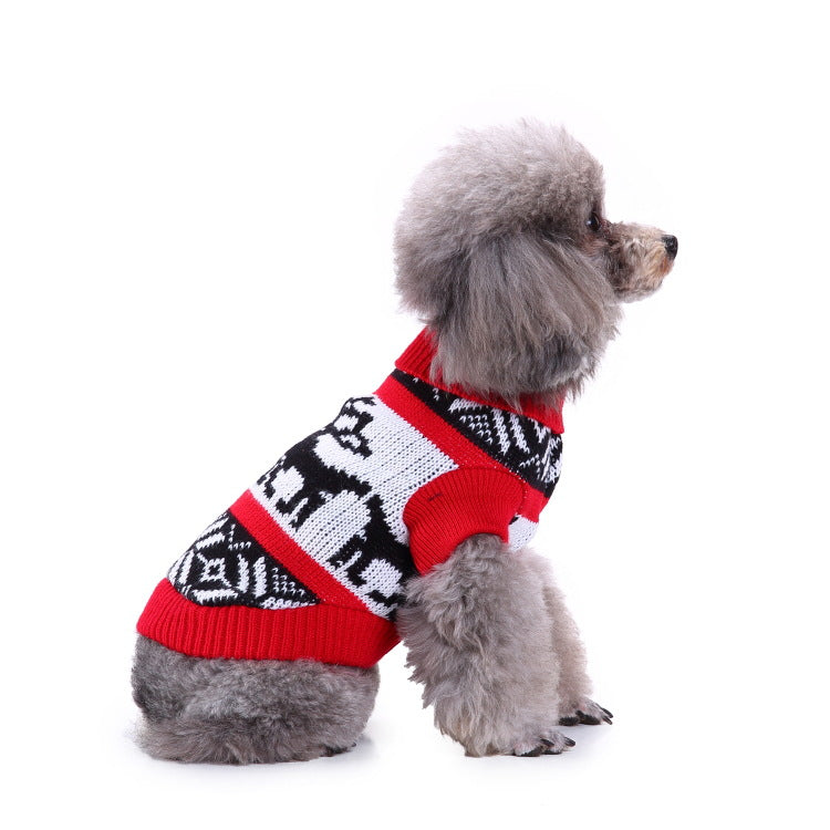 KFX-5290557 Warm and Soft Pet Sweater for Small and Medium Dogs in Autumn and Winter Styles