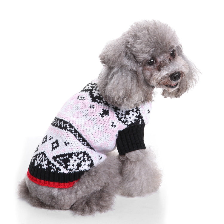 KFX-5290557 Warm and Soft Pet Sweater for Small and Medium Dogs in Autumn and Winter Styles