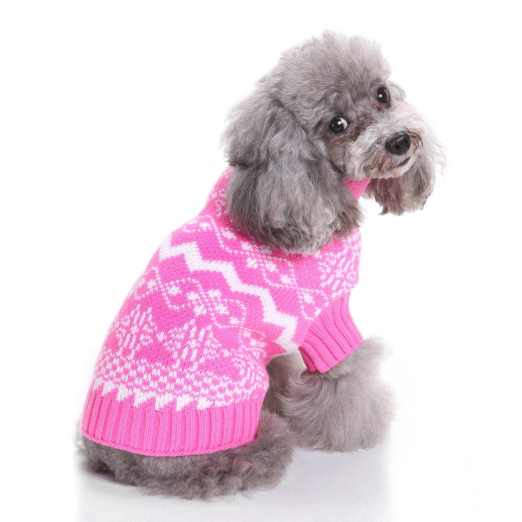 KFX-5290557 Warm and Soft Pet Sweater for Small and Medium Dogs in Autumn and Winter Styles