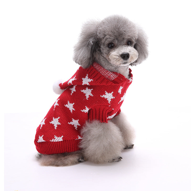 KFX-5290557 Warm and Soft Pet Sweater for Small and Medium Dogs in Autumn and Winter Styles