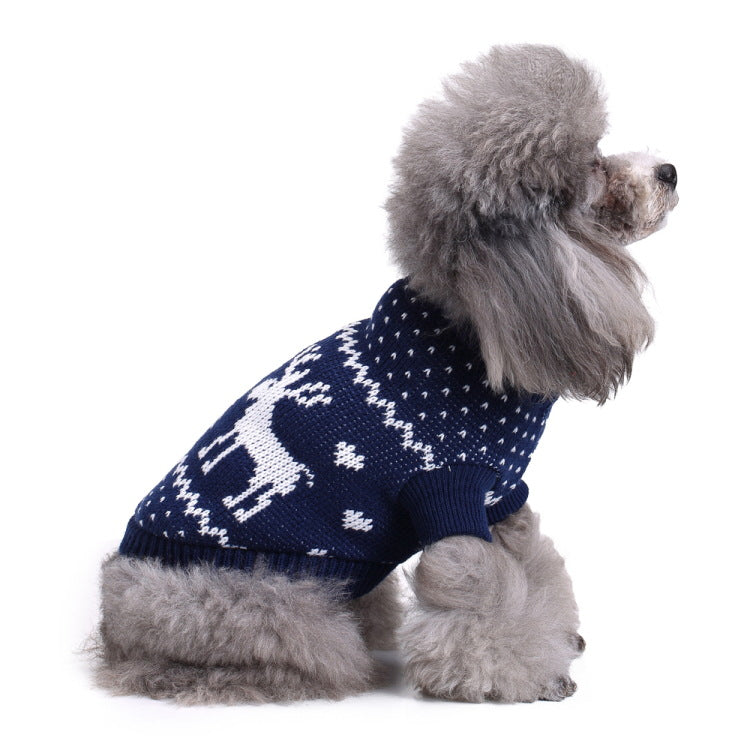 KFX-5290557 Warm and Soft Pet Sweater for Small and Medium Dogs in Autumn and Winter Styles