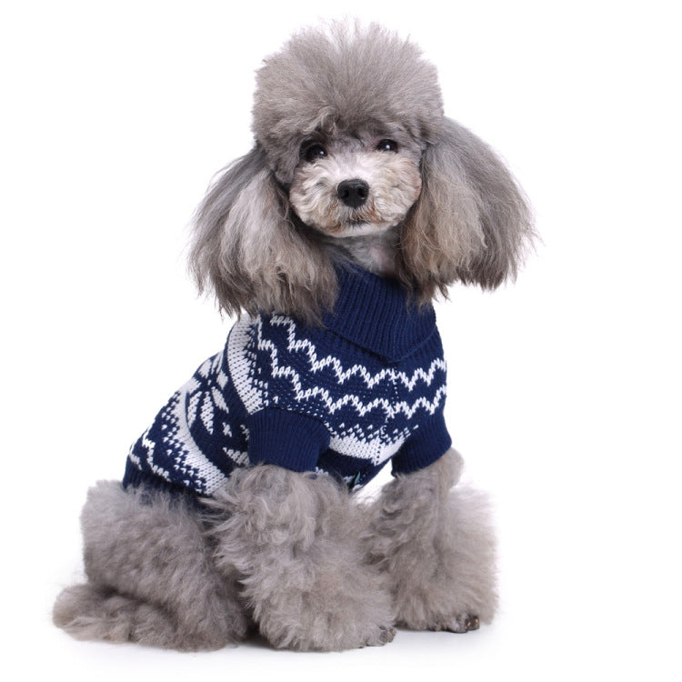 KFX-5290557 Warm and Soft Pet Sweater for Small and Medium Dogs in Autumn and Winter Styles