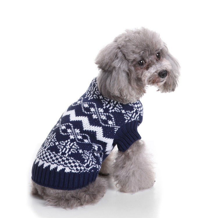 KFX-5290557 Warm and Soft Pet Sweater for Small and Medium Dogs in Autumn and Winter Styles
