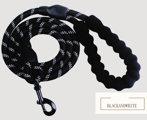 KFX-5291965 Reflective Nylon Dog Leash with Foam Handle for Comfortable Walking and Training