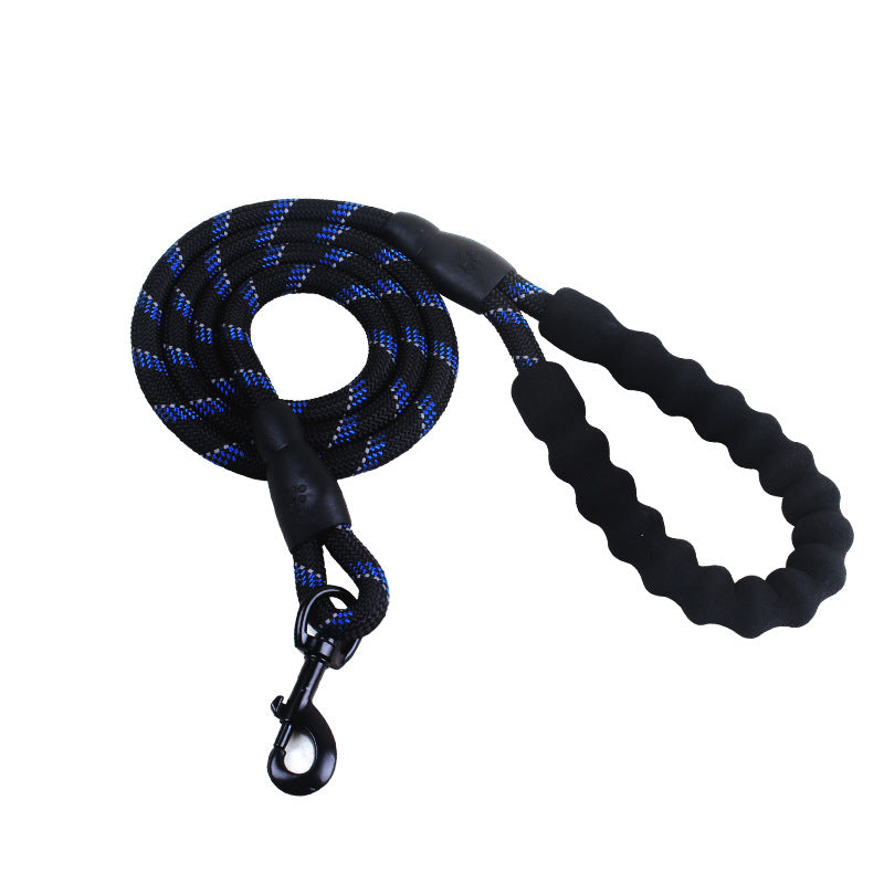 KFX-5291965 Reflective Nylon Dog Leash with Foam Handle for Comfortable Walking and Training