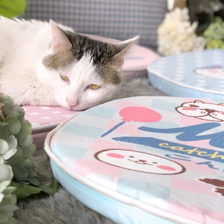 KFX-5292221 Waterproof Round Pet Bed with Removable and Washable Cover, Ideal for Cats and Dogs, Suitable for Home and Travel Use
