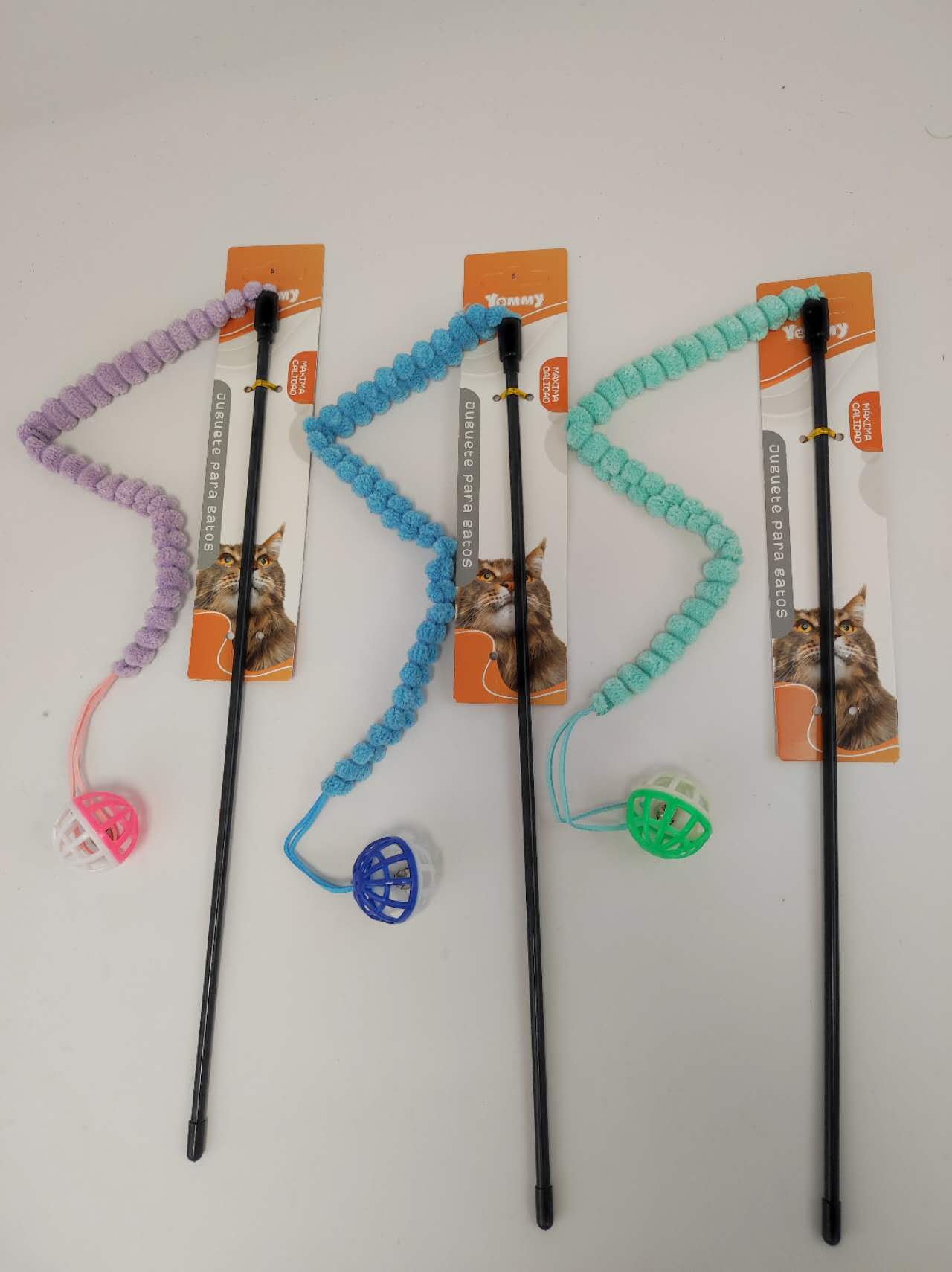 KFX-5292989 Whimsical Cat Toy Stick for Playful Feline Fun