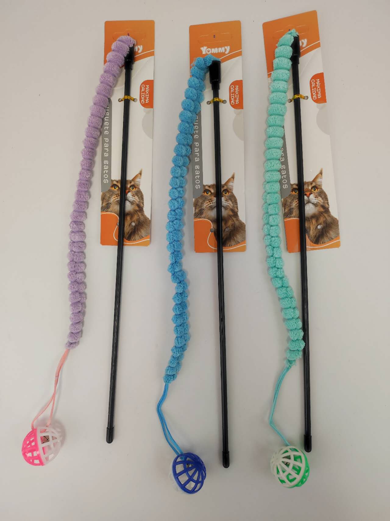 KFX-5292989 Whimsical Cat Toy Stick for Playful Feline Fun