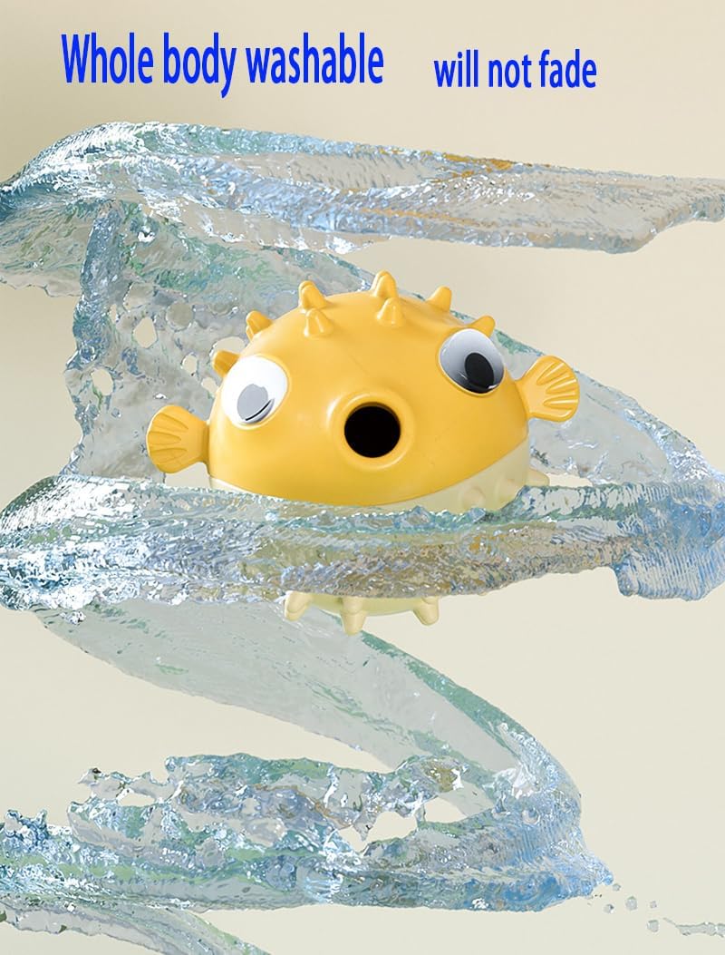 KFX-5299389 Interactive Treat Dispensing Dog Toy - Squeaky Fish-Shaped Chew Toy for Medium and Large Dogs